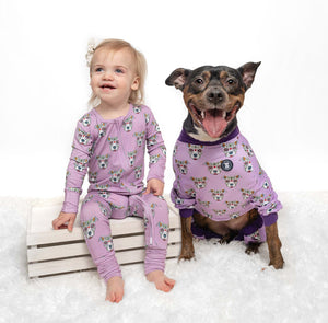 Matching Kids and Fur Babies Apparel Designed by Pittie Clothing
