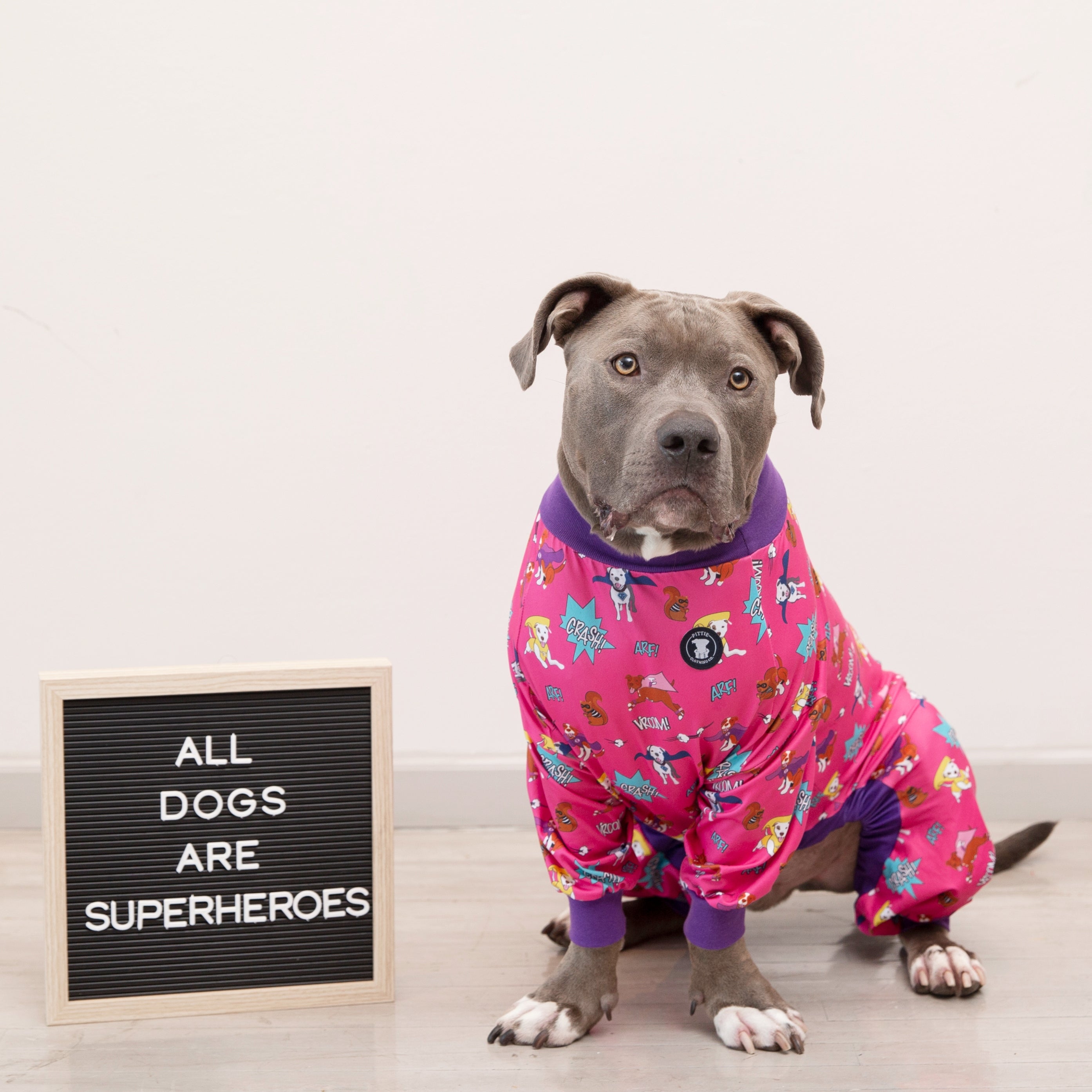 Pink Super Pibbles Tagged "metasizechartpitbullsizingchart