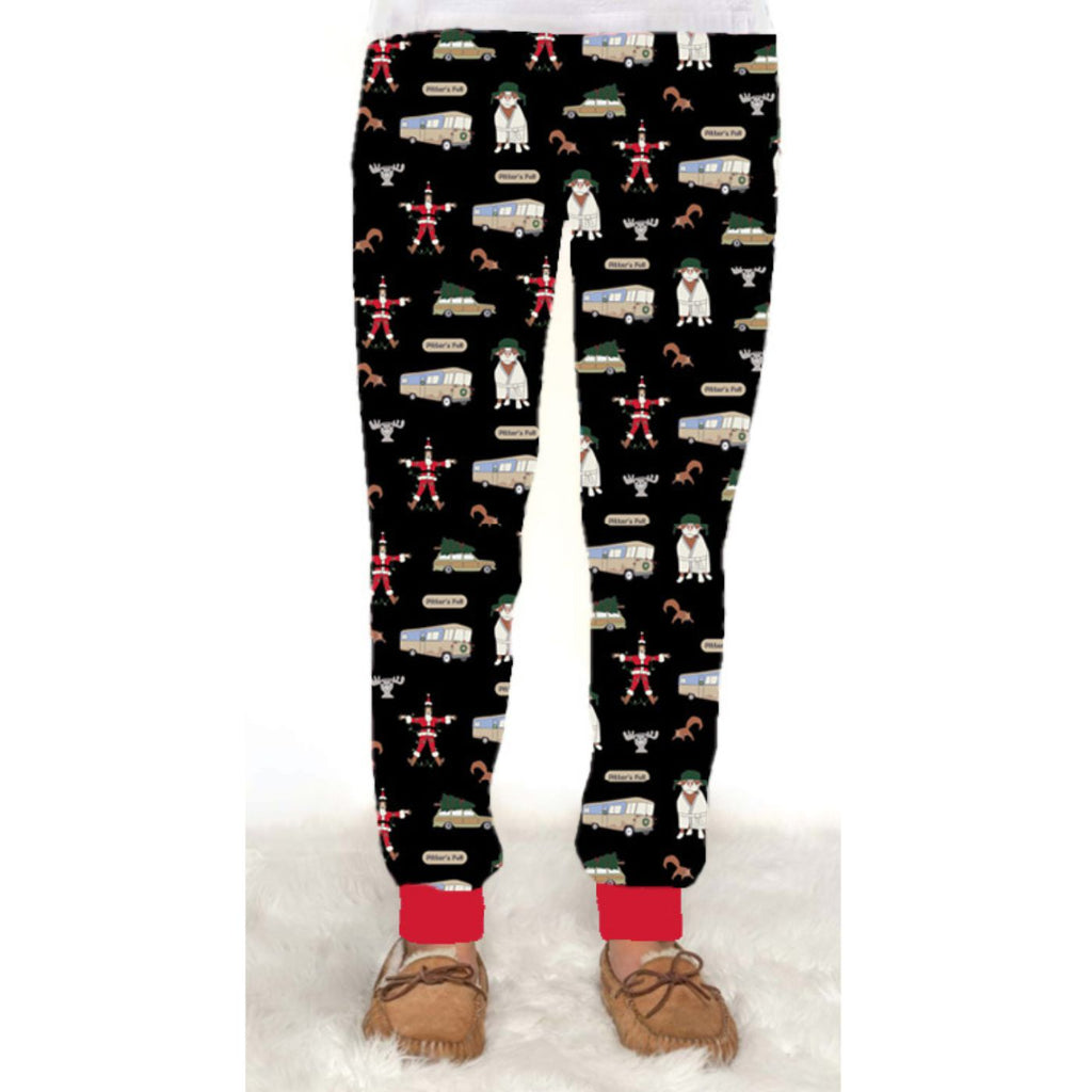 Red 'Polar Bear Hugs' Pajama Pants