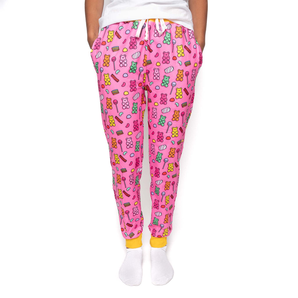 Black 'So Ducking Cute' Pajama Pants