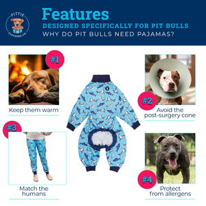 Smilin' Sharkies' Pit bull Pajamas – Pittie Clothing