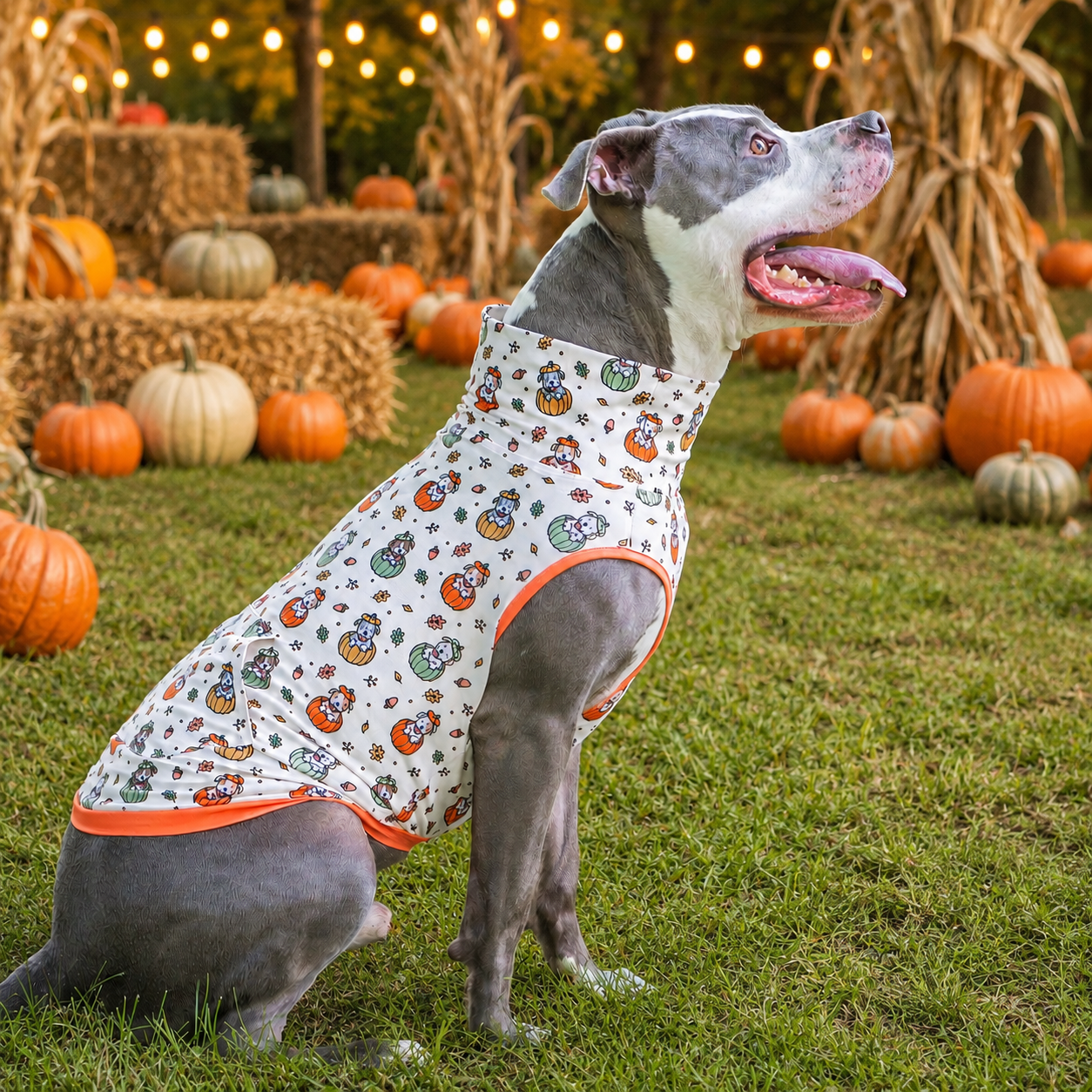 Pup-kin Patch Muscle Tee