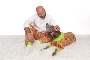 'Lazy Bones' Pit bull Pajamas