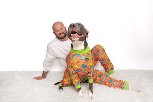 'Lazy Bones' Pit bull Pajamas