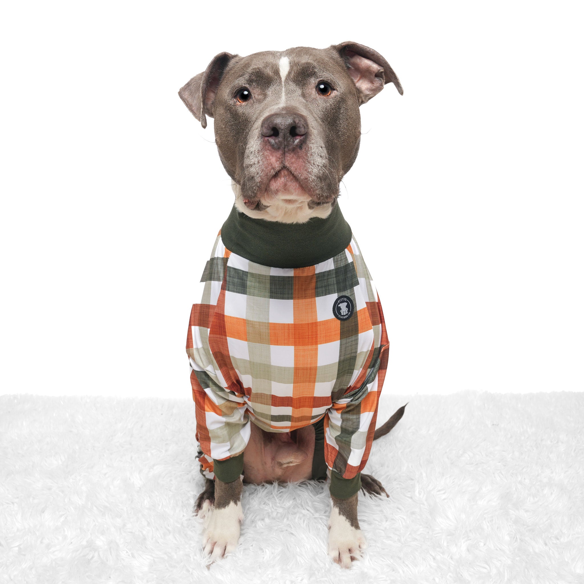 Woofland Woods Plaid Pitbull Pajamas