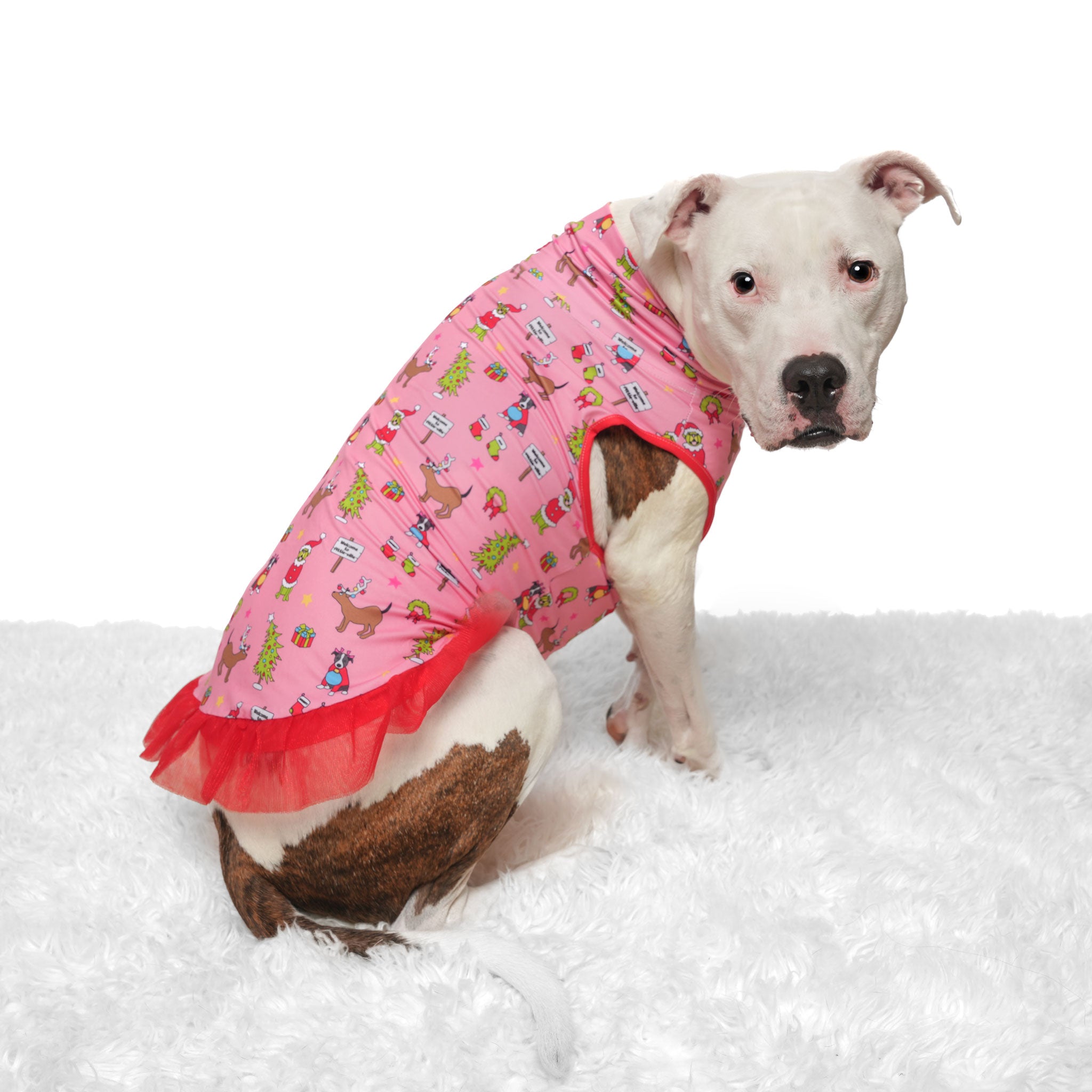 How the Pittie Stole Christmas- Pink TUTU