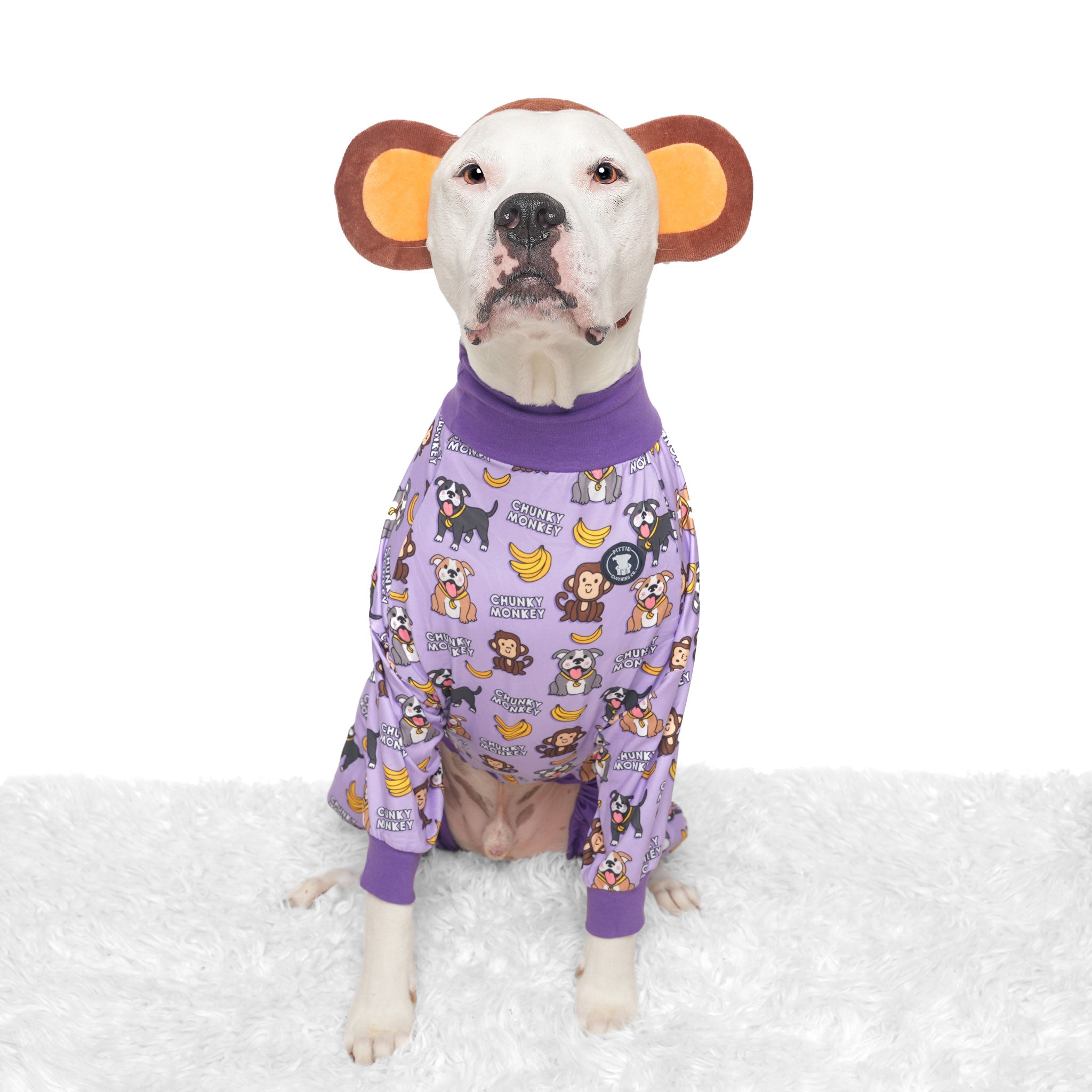 Chunky Monkey - Purple Pitbull Pajamas