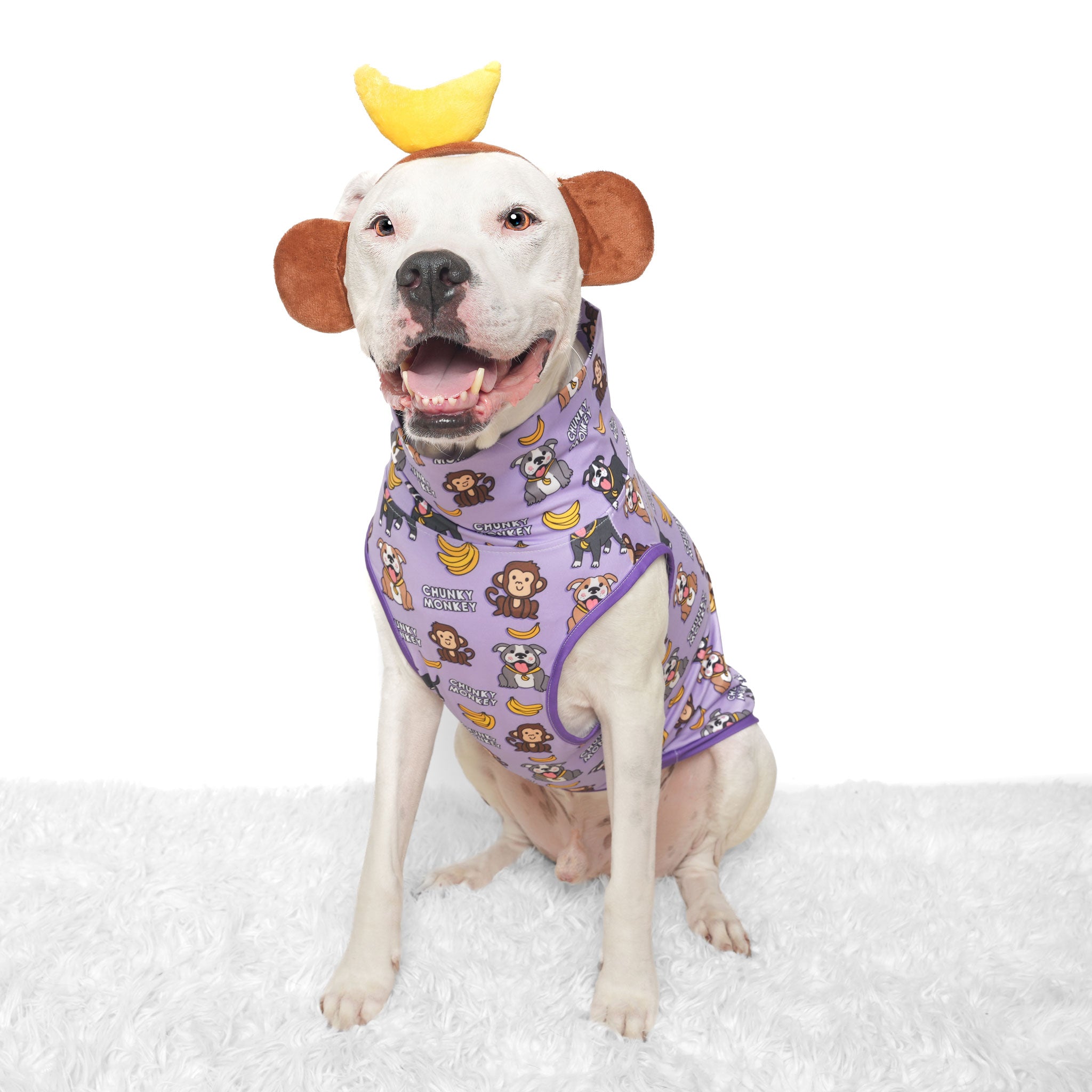 Chunky Monkey - Purple Muscle Tee