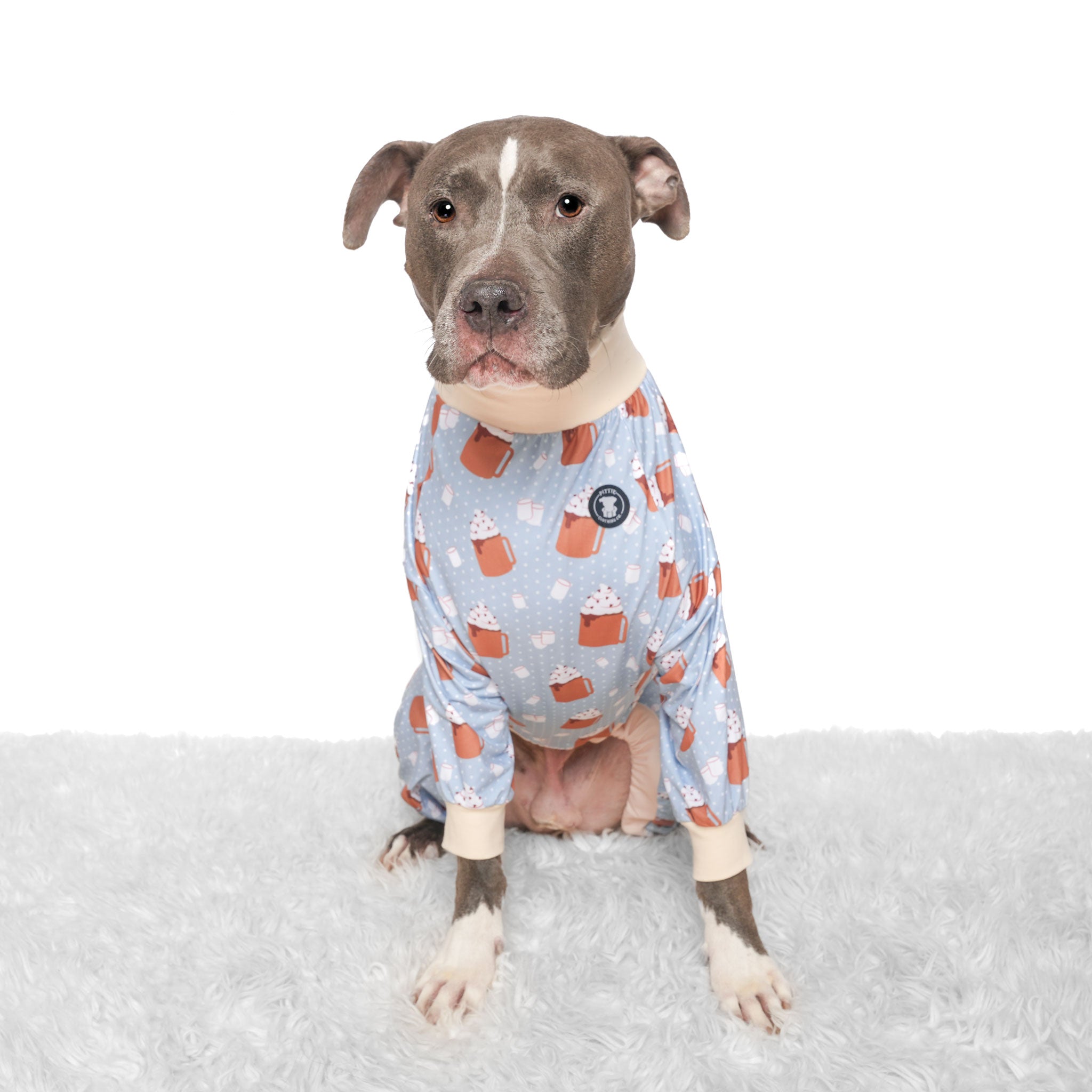 Puppermint Cocoa Pit bull Pajamas