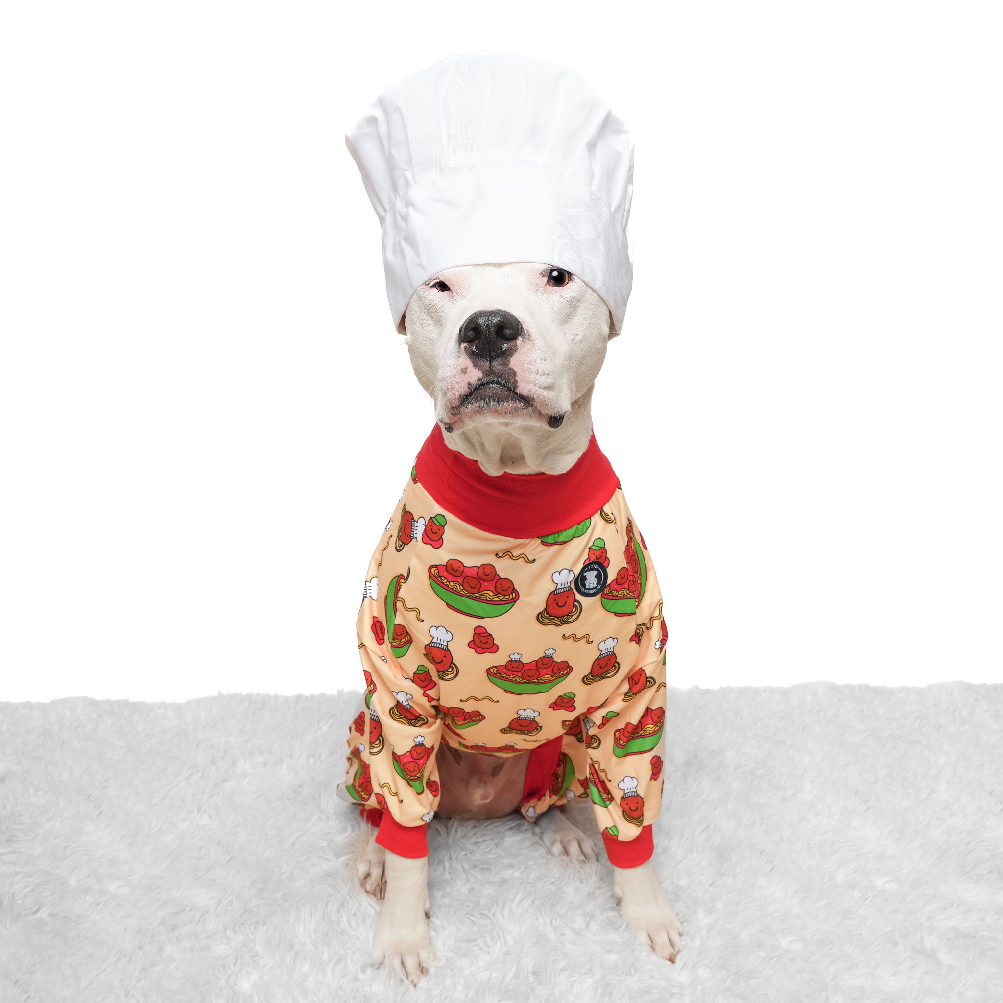 Spaghetti & Meatball Pit bull Pajamas