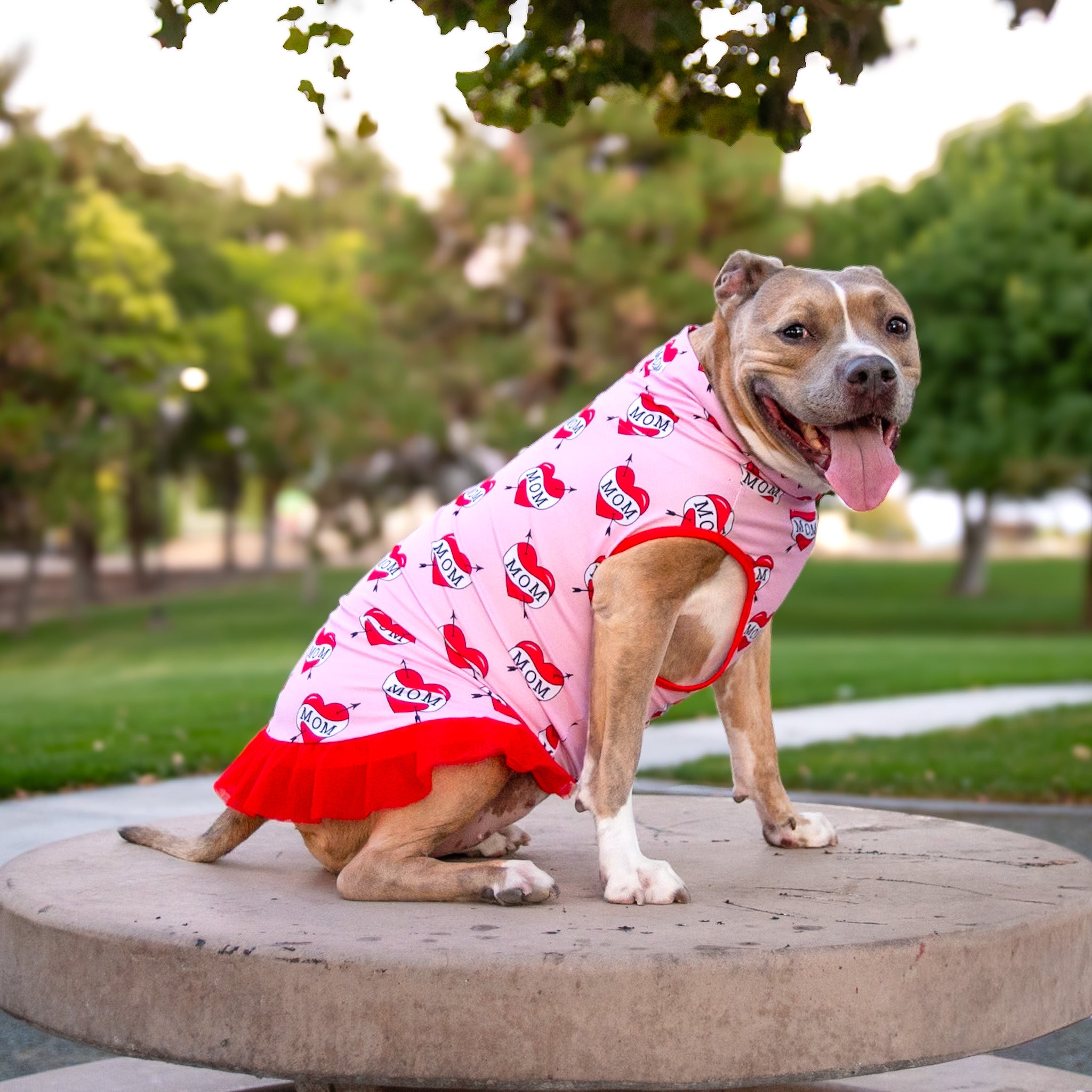 Pink MOM Heart Tattoo TUTU