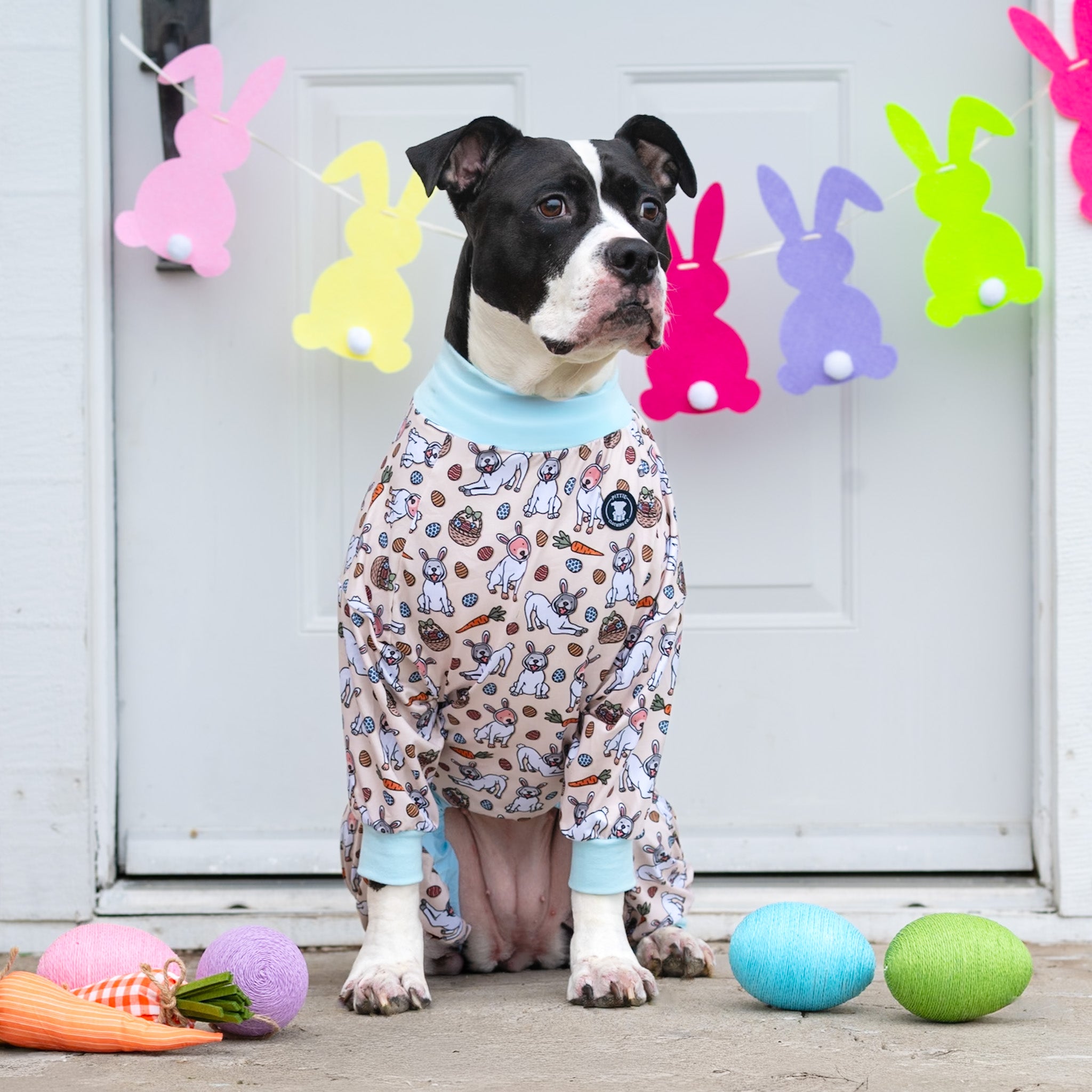 *Pre-order* Pittie Cottontail Pitbull Pajamas