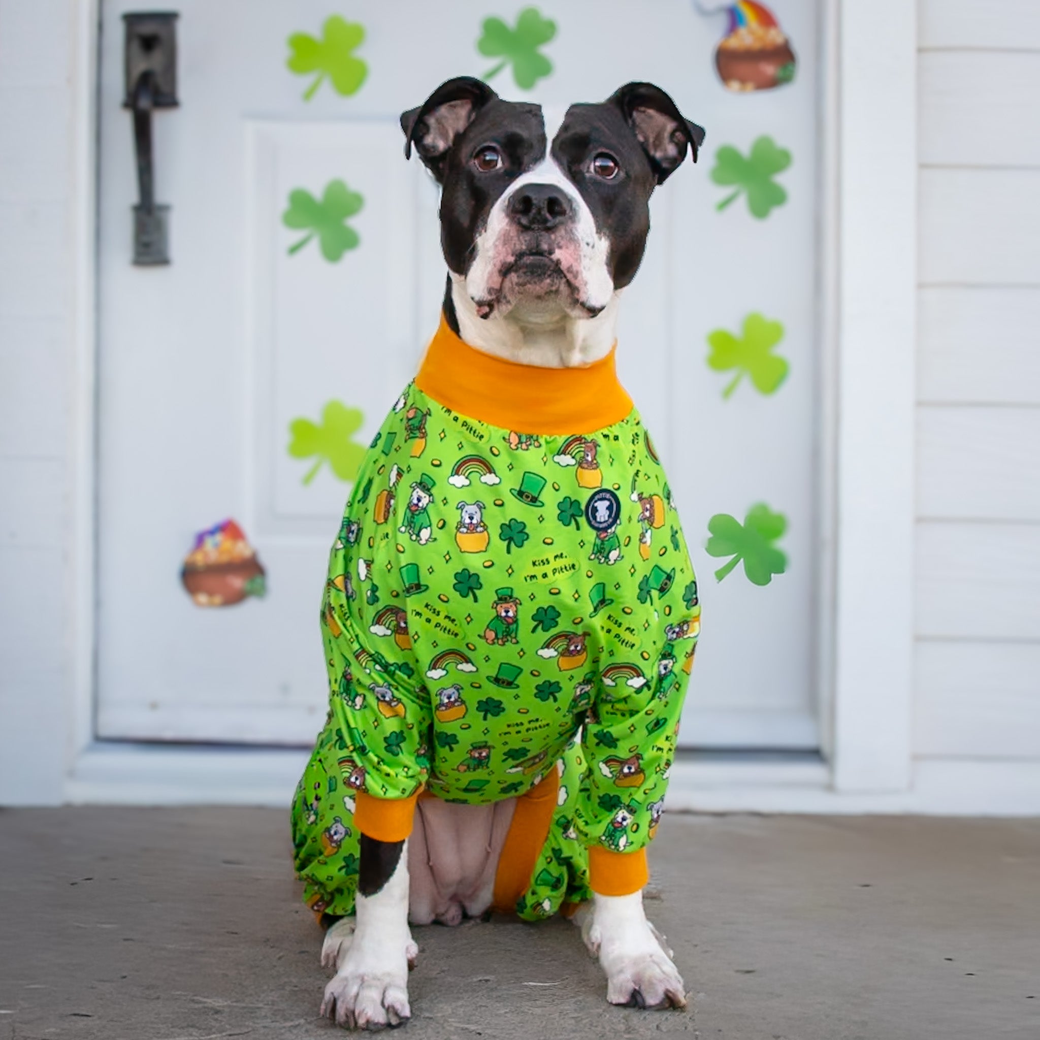 Pitties Go Bragh Pitbull Pajamas