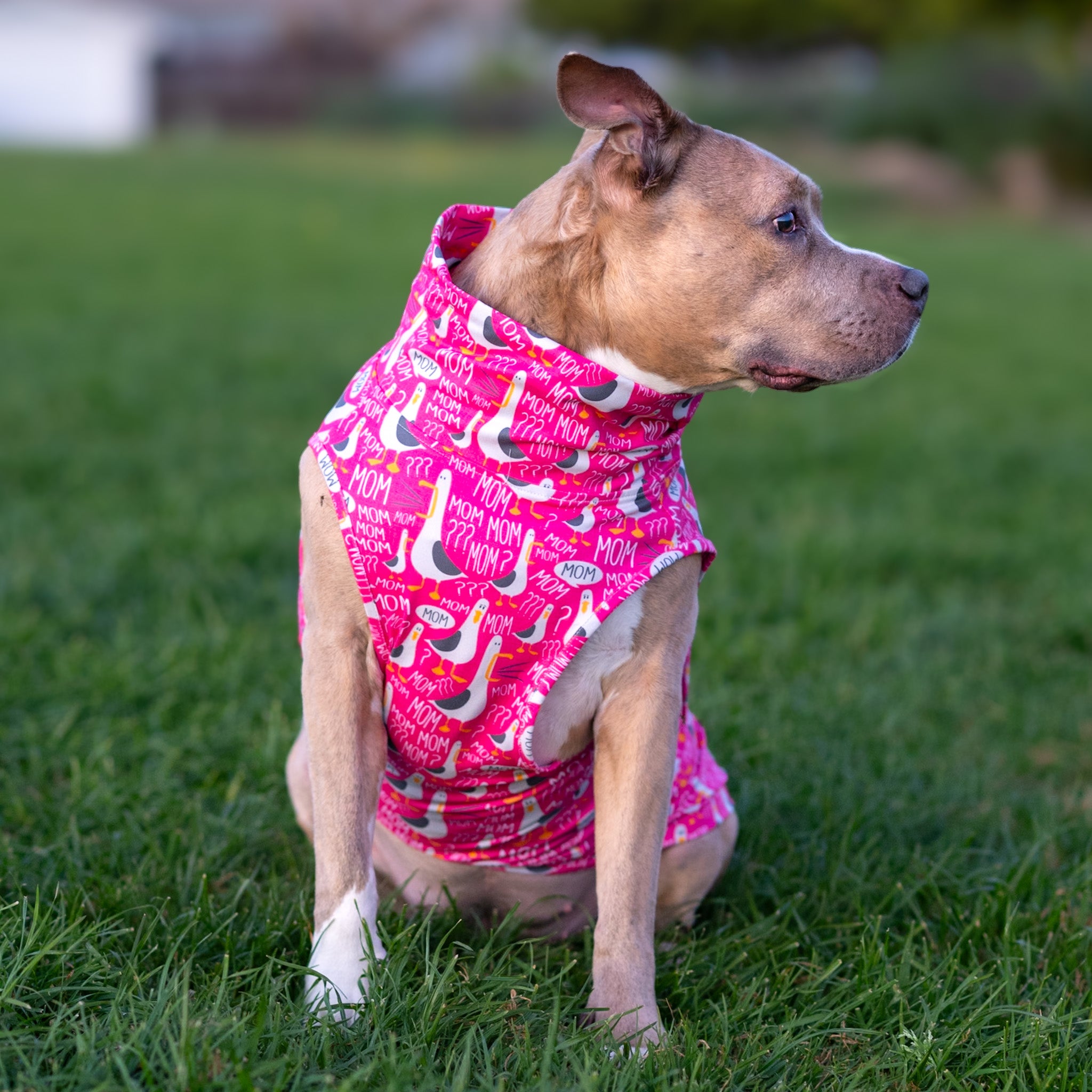 Seagull MOM Squad - Pink Muscle Tee