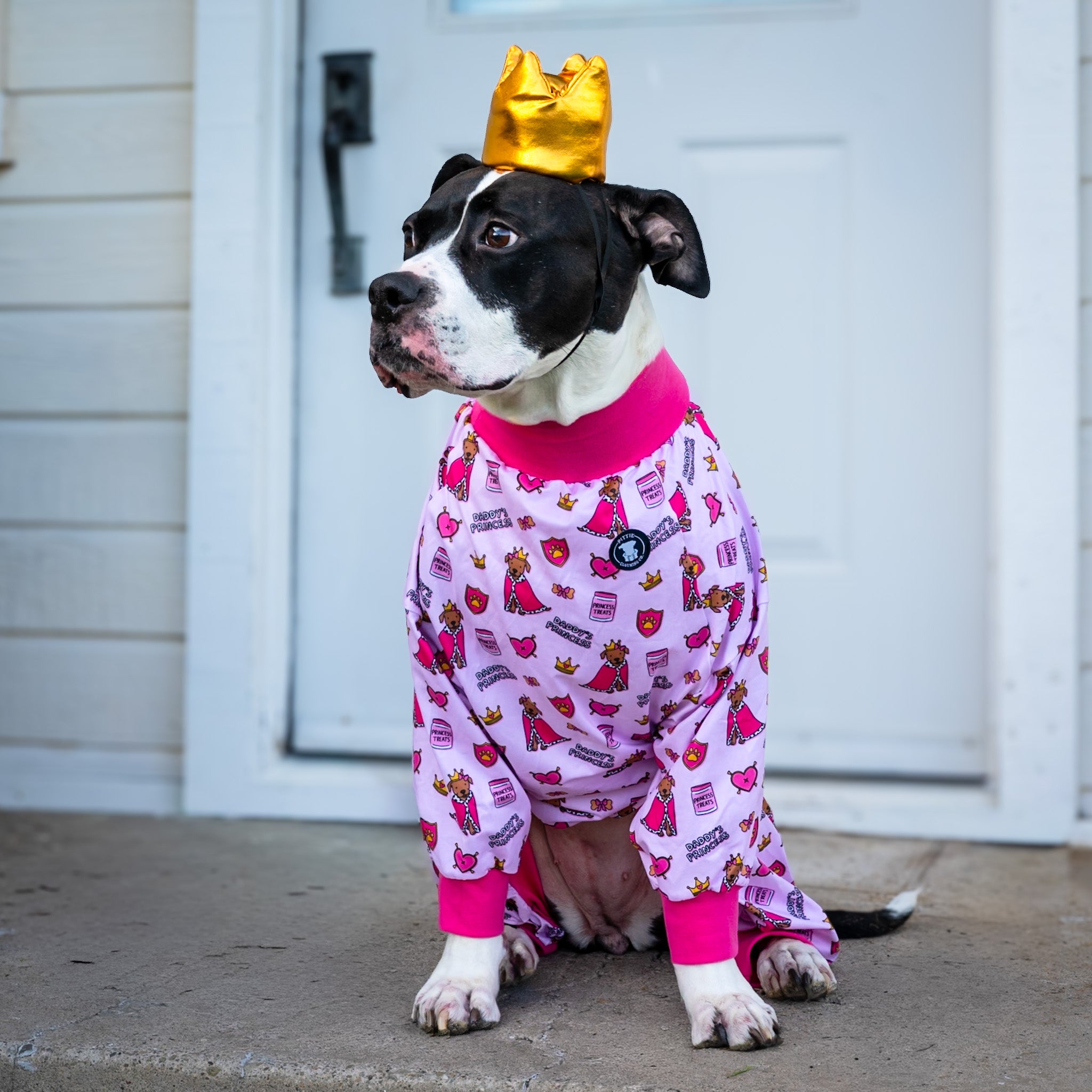 *PRE-ORDER* Daddy's Crown Princess Pitbull Pajamas