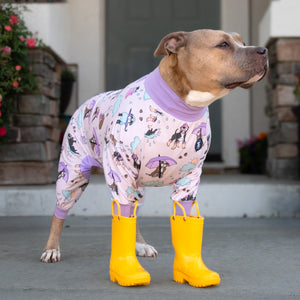 It's Raining Pitties' Pitbull Pajamas-Peach – Pittie Clothing