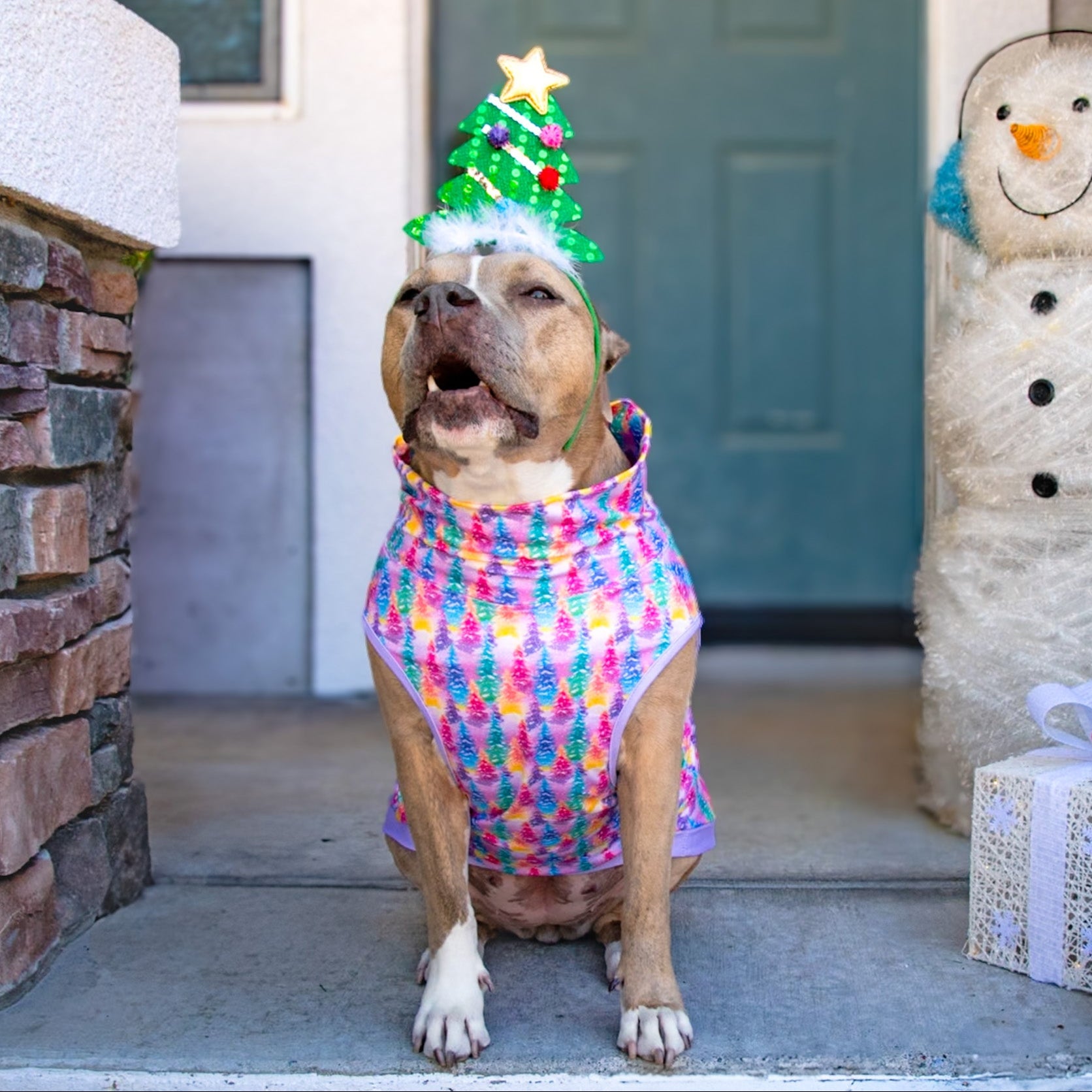 Pastel Pine Trees Muscle Tee
