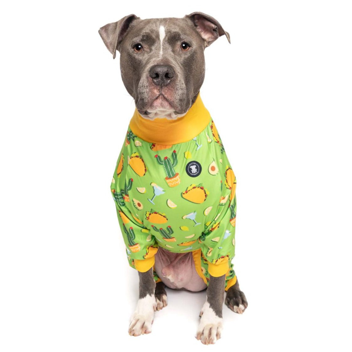 'Party like a Guac Star' Pit bull Pajamas- Green