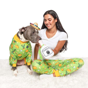 'Party like a Guac Star' Unisex Pajama Pants- Green