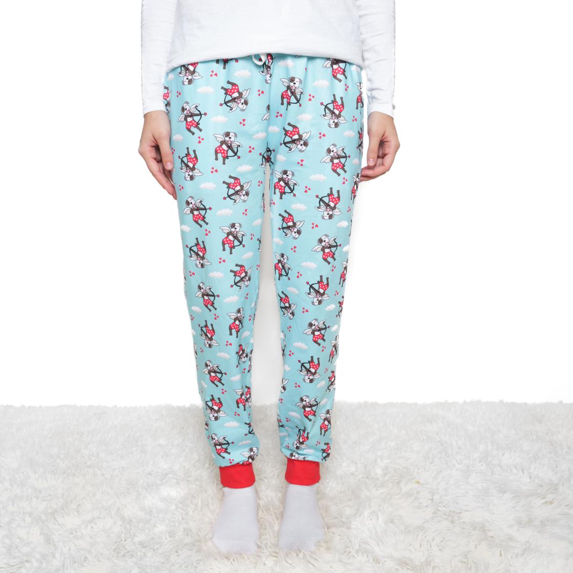 Blue 'Love Struck' Pajama Pants