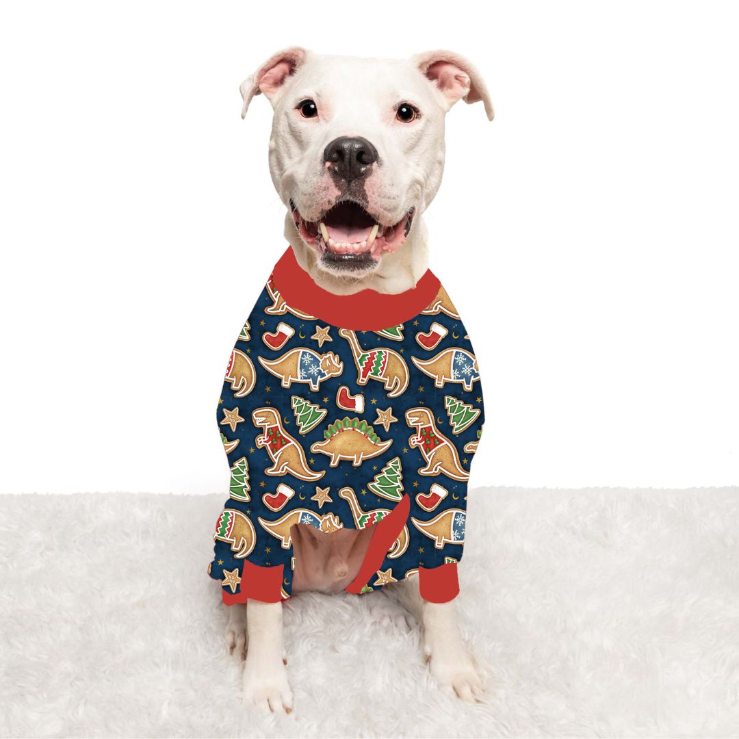 Dino Snacks Pit bull Pajamas