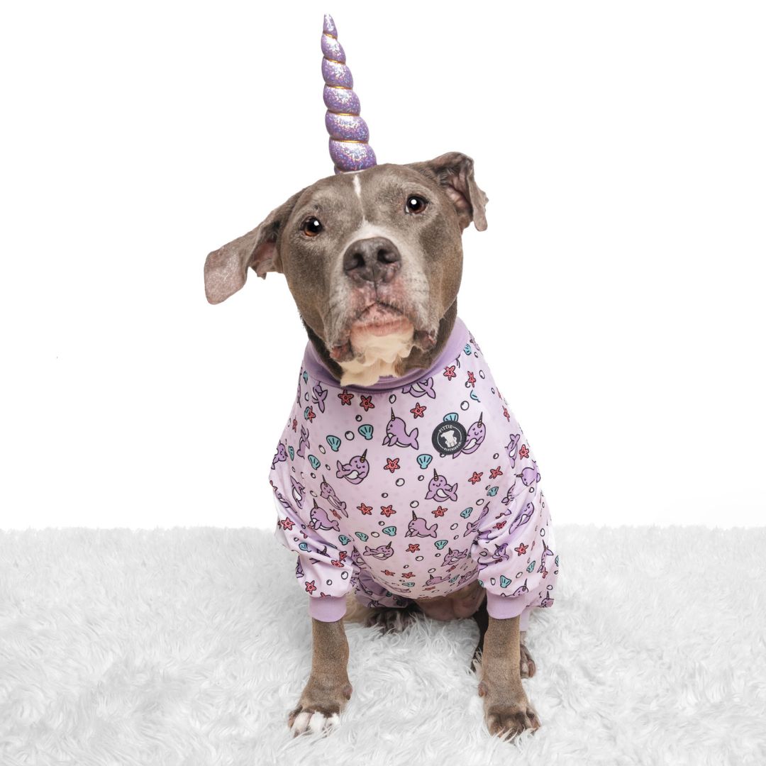 'Narwhalways Love You' Pit bull Pajamas