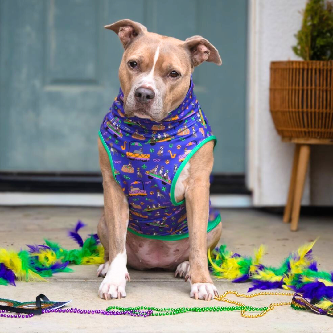 Pittie Gras Parade Muscle Tee