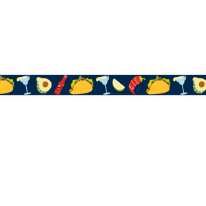Blue 'Party like a Guac-Star' Collar