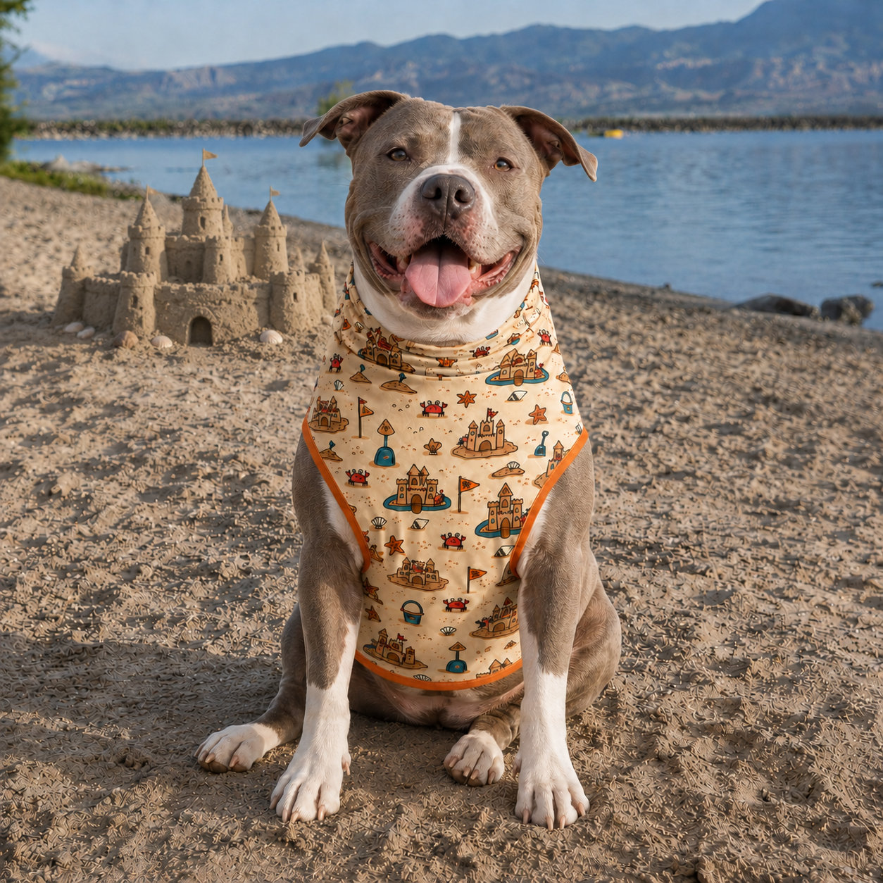 Beach Please Muscle Tee