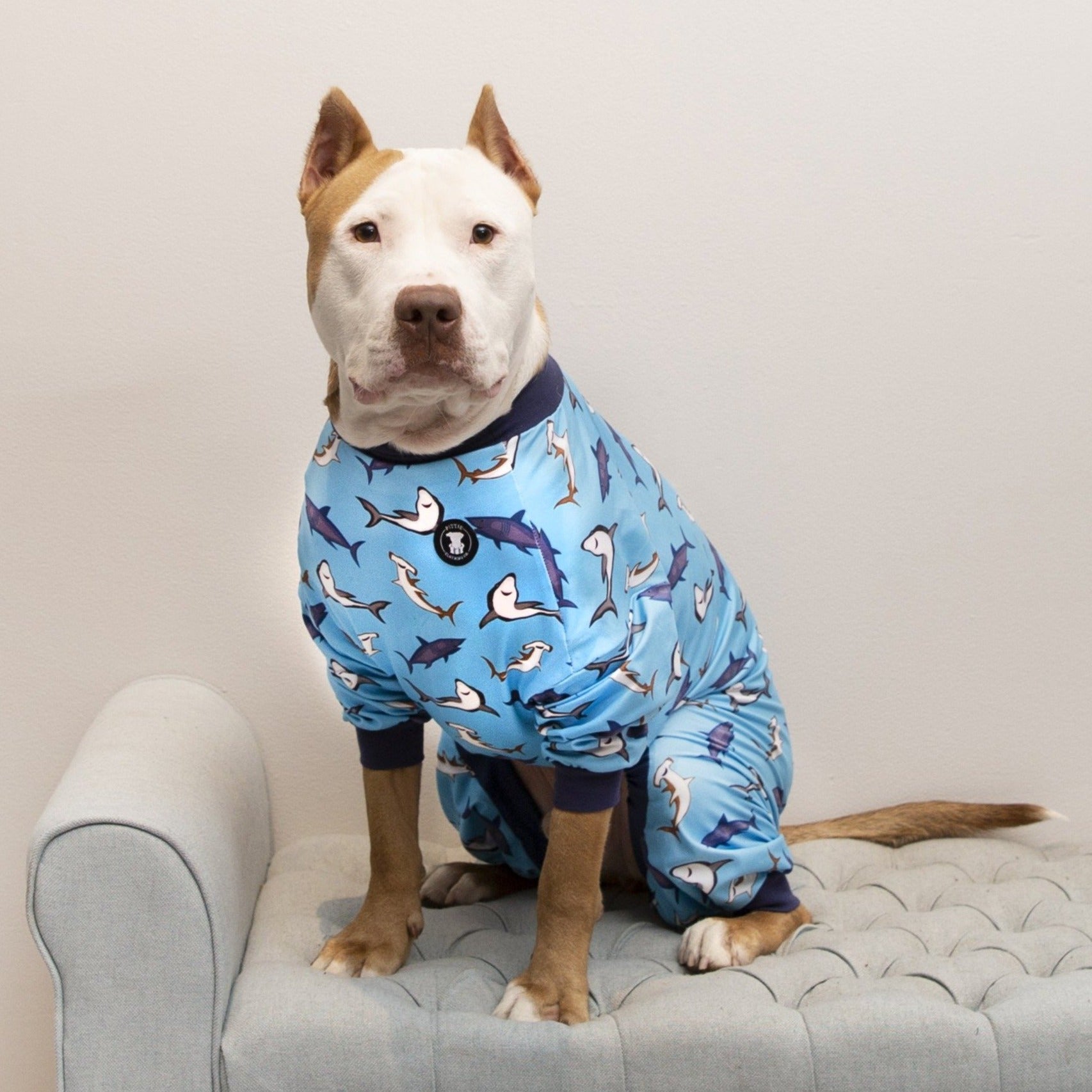 'Smilin' Sharkies' Pit bull Pajamas