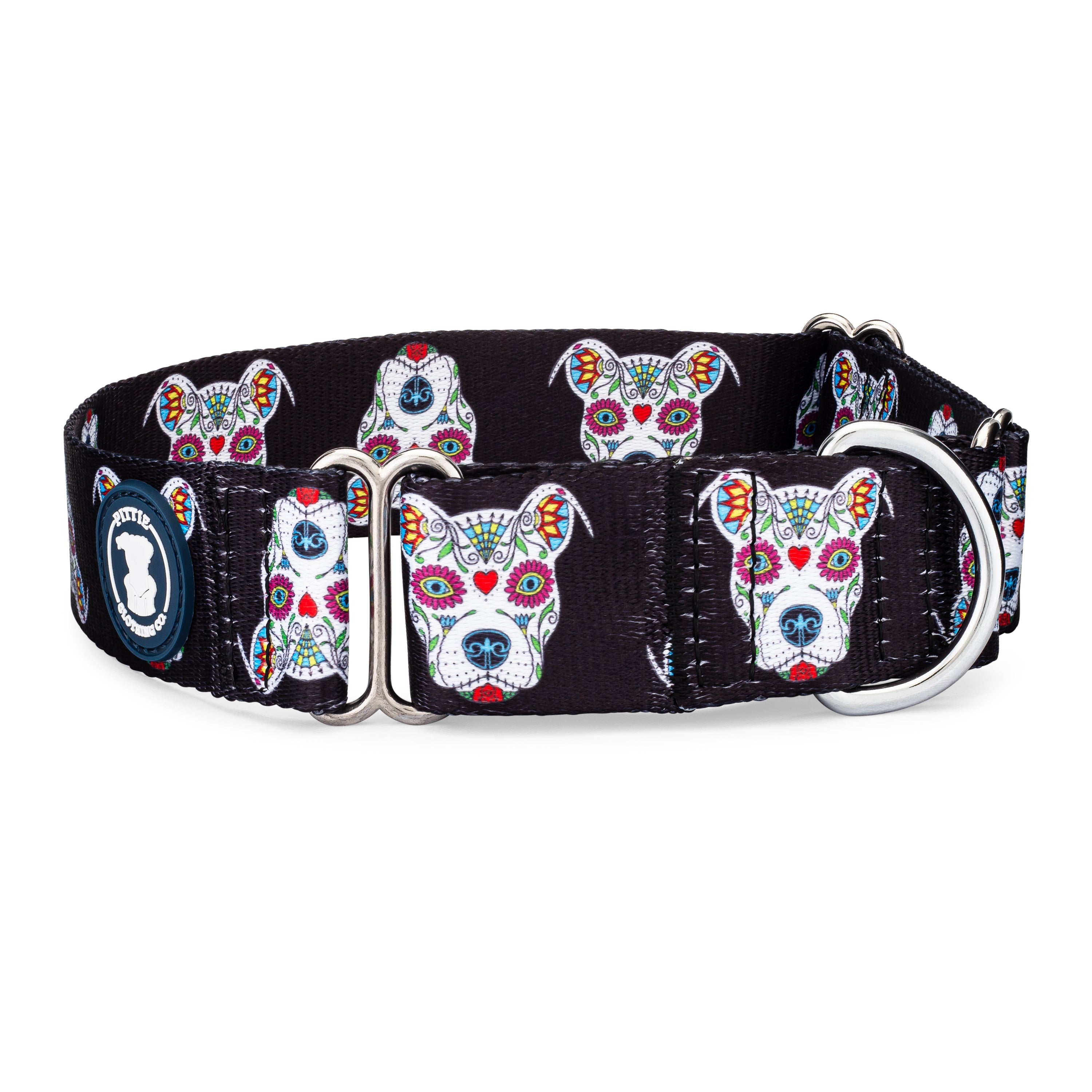 Black 'Sugar Skull' Collar