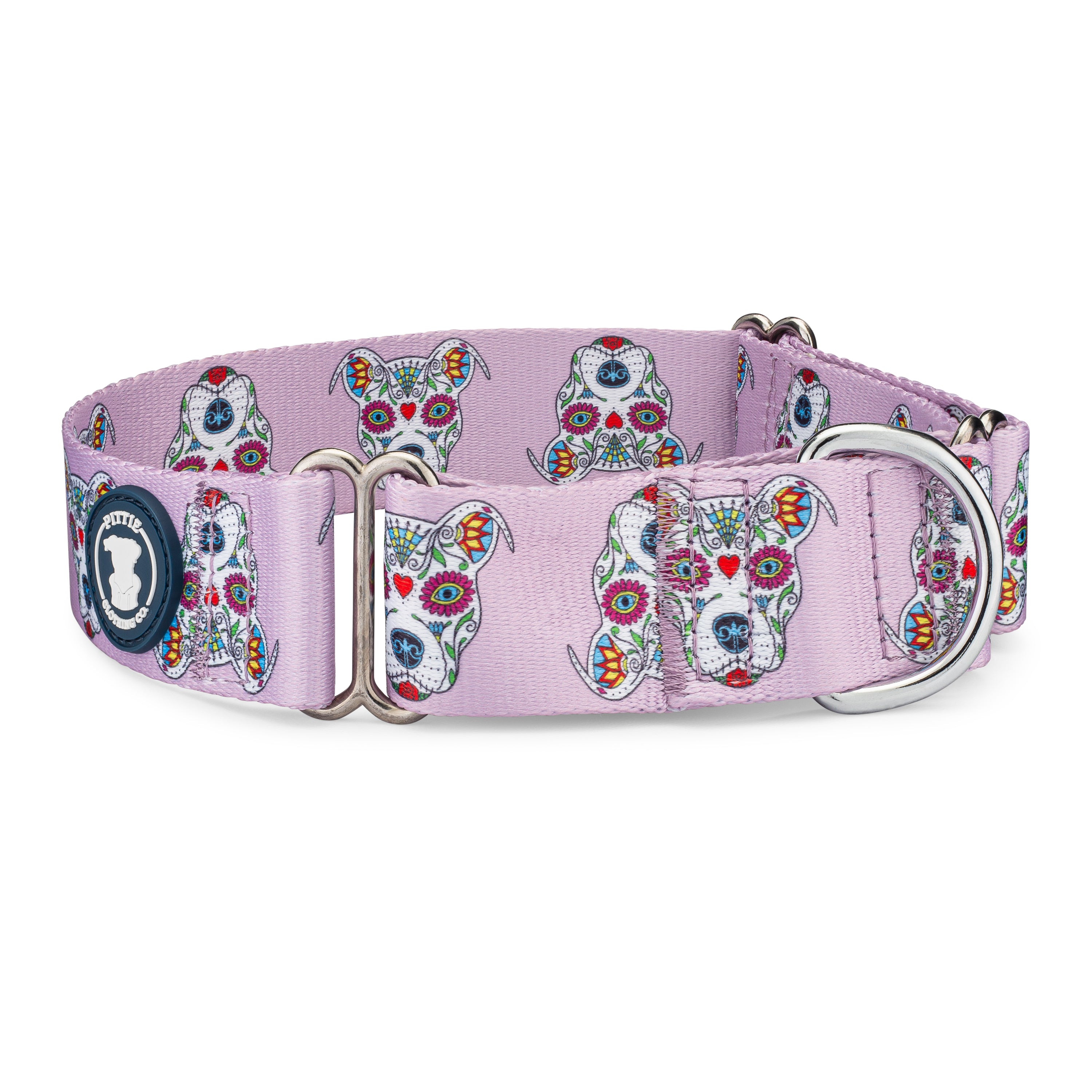 Purple 'Sugar Skull' Collar