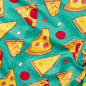 Teal 'Stealin' a Pizza Your Heart' Muscle Tee