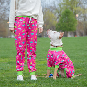 Pink Dino-Snore Pajama Pants